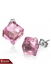 SALE - Auskarai su pusbrangiu akmeniu